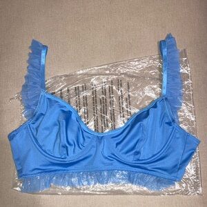 GRACIE RUFFLE BUSTIER TOP